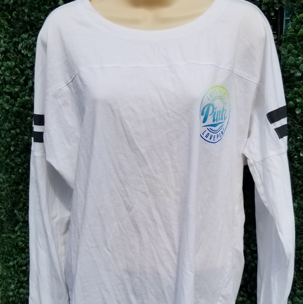 Love Pink open back tee